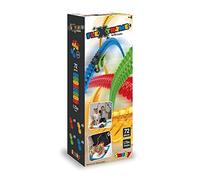 Smoby - Flextreme Refil Tracks, 7600180904, +4 anni, 72 pezzi, 1,72 metri, 4 colori, aggancio a clip, binari flessibili