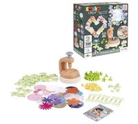 Smoby - Flower Market Deco Set, 7600350410, +5 anni, 200 accessori, fiori e cornici, made in France
