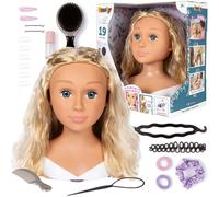 Smoby Grande testa per parrucchiere + accessori per capelli