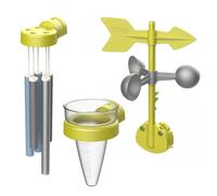 Smoby - Kit Meteo - Accessori Casa Smoby - Carillon + pluviometro + banderuola - Dai 2 anni