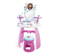 Smoby - La Casa delle Bambole di Gabby- Toeletta. Include specchio, sedile e accessori. A calci 3 anni (7600320255)