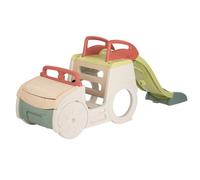 Smoby Life Adventure Car - Auto Multiattività per Bambini 18+ Mesi - Scivolo, Postazione Guida e Sabbiera