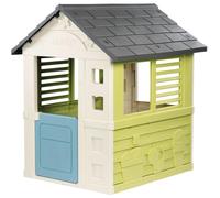 Smoby Life - Casetta giocattolo Jolie (98 x 110 x 127 cm) con percentuale di riciclaggio del 59%, resistente alle intemperie, per bambini con finestre, casetta all'aperto per giardino o terrazza, a