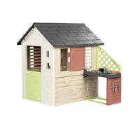 Casetta smoby natura con cucina eco per bambini - 2+ anni