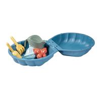 Smoby Life 7600868001 - Mini vassoio per sabbia, doppio rivestito, a forma di conchiglia, a forma di conchiglia, per bambini dai 18 mesi, riciclato, 7600868001