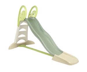 Smoby Life - Scivolo XL a doppia onda, con 80% di plastica riciclata, con attacco dell'acqua, lunghezza 2,30 metri, per bambini dai 3 anni in su, 7600820304