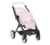 Smoby - Maxi-COSI - Passeggino gemelli rosa - Giocattolo d'imitazione - Balader 2 poponi fino a 42 cm - Ruote silenziose e multidirezionali - A partire da 3 anni - Fabbricazione spagnola