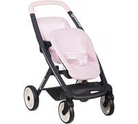 Smoby - Maxi-COSI - Passeggino gemelli rosa - Giocattolo d'imitazione - Balader 2 poponi fino a 42 cm - Ruote silenziose e multidirezionali - A partire da 3 anni - Fabbricazione spagnola