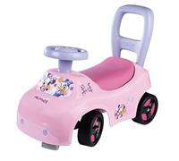 Smoby - Minnie Car Ride-On - Funzione girello - Ausilio per la deambulazione - Volante - Contenitore per giocattoli - Fiducia, coordinazione, capacità motorie - Dai 10 mesi - Prodotto in Francia