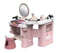 Smoby - My Beauty Center - Istituto di bellezza 3 in 1 - Parrucchiere, Salone per unghie, Trucco finto - 26 accessori - Materiale riciclato - Dai 3 anni in su - Prodotto in Francia