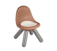 Smoby - Sedia color terra cotta Life Kid, plastica riciclata, rispetto ambiente, per bambini dai 18 mesi, portata max 50 Kg, 7600880122