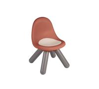 Smoby - Sedia color terra cotta Life Kid, plastica riciclata, rispetto ambiente, per bambini dai 18 mesi, portata max 50 Kg, 7600880122