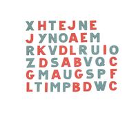Smoby - 48 Lettere Magnetiche - Rosso e Verde - Apprendimento dell'Alfabeto - Compatibile con Qualsiasi Supporto Magnetico - dai 3 Anni
