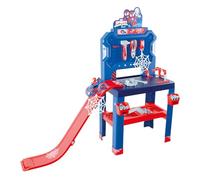 Smoby - Spidey - Bricolo Center - Fai da te - Numerose funzioni di gioco - Auto da montare - 90 accessori - Dai 3 anni - Prodotto in Francia