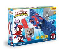 Spidey flextreme set 184 pezzi e auto di spidey inclusa