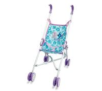 Smoby Stitch - Ombrello pieghevole per bambole, fino a 42 cm, leggero e pratico, con struttura in metallo resistente e tessuto lavabile (7600250115)