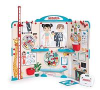 Smoby - Studio pediatra - Pratica pieghevole per bambini, gioco di ruolo prescolare, 135 x 41 x 120 cm, pratica pieghevole per bambini dai 3 anni, 340206, multicolore