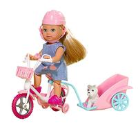 Smoby Toys 105730783 - Evi Love Bambola Giro In Bici, Modelli Assortiti
