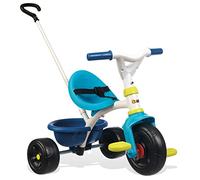 Smoby - Triciclo Be Fun Boy 7600740323, + 15 Mesi, con Asta di Spinta Removibile