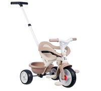 Smoby - Triciclo Be Move Confort Beige - 3 in 1 Evolutivo - Cintura di sicurezza