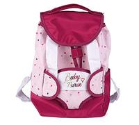 Smoby- Zaino per Bambolotto, Colore Rosa, 220364WEB