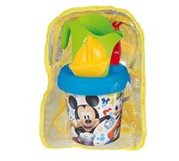 Smoby- Zaino Spiaggia Topolino, Multicolore, 18 x 18 x 29 cm, 7600862217