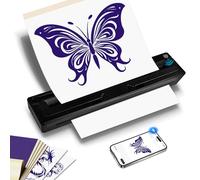 SMOCTAR Stampante per tatuaggio Bluetooth, termocopiatrice tatuaggio con 10 stencil per trasferimento tatuaggio + carta termica A4, stampante termica per tatuaggi per artisti e principianti
