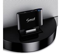 Smof 30 Pin Bluetooth Adattatore, Bluetooth Receiver for iPod Dock Clssic, Bluetooth Ricevitore for Bose Sounddock 10,II,I, Adaptateur Bluetooth Adapter ipod Apple Portable Musica Docking Station