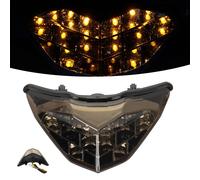 Smoke LED Taillight Integrated Turn Signal Lamp For Kawasaki Ninja 300 2013-17