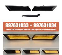 Smoked LED Blinker Side Indicator Turn Signal per Porsche 987 997 911