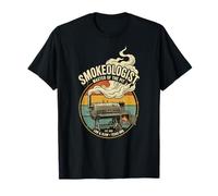 Smokeologist Master of Pit Texas BBQ Smoker Design Maglietta
