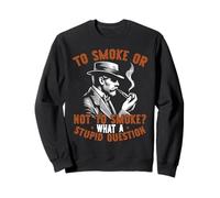 Smoker Smoking Roll Lover Smoker Pipe Fumare Uomo Felpa