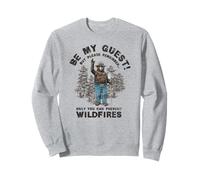 Smokey Bear Be My Guest Please Remember Felpa