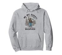 Smokey Bear Be My Guest Please Remember Felpa con Cappuccio