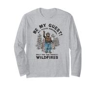 Smokey Bear Be My Guest Please Remember Maglia a Manica