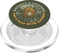 Smokey's Friends Don't Play With Matches Retro Smokey Bear PopSockets PopGrip per MagSafe