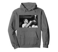 Smokin 'Joe Frazier si allena per combattere Muhammad Ali Boxing Felpa con Cappuccio