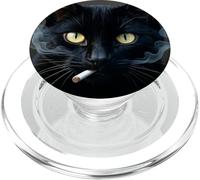 Smoking Cat Generation Z Meme Cat Smoking Sigaretta PopSockets PopGrip per MagSafe