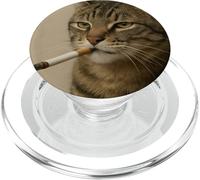 Smoking Cat Generation Z Meme Cat Smoking Sigaretta PopSockets PopGrip per MagSafe