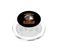 Smoking Cat Life Is The Best Life Retro Vintage Style PopSockets PopGrip per MagSafe