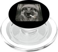 Smoking German Shepherd Dog Meme Cigarette Grunge Beanie PopSockets PopGrip per MagSafe