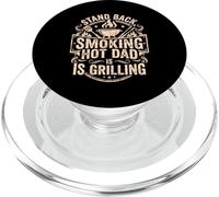 Smoking Hot Dad Grilling BBQ Carne affumicatura Barbecue PopSockets PopGrip per MagSafe