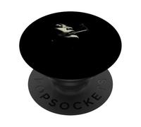 Smoky Jazz Man Minimal Face Portrait Estetica PopSockets PopGrip Adesivo