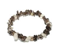 Smoky Quartz Gemstone Chip Bracelet by CrystalAge