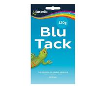 SMOLDR Bostik Blu Tack - Stucco adesivo originale, riutilizzabile, atossico, multiuso, per casa, ufficio, scuola, artigianato, decorazioni, poster, dimensioni grandi, 120 g