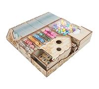 SMONEX Organizer Compatibile con Wingspan Gioco da Tavolo - Scatola Portaoggetti per Incisione Ideale Come Accessori per Giochi da Tavolo