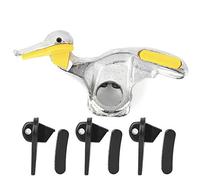 Smontagomme, smontagomme per auto in acciaio inox Supporto smontaggio accessori testa anatra Utensile smontagomme con cuscinetti protettivi(28 mm / 1,1 pollici)