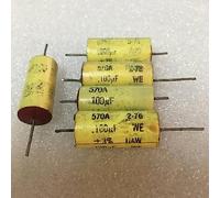 Smontare il condensatore a film di stagno audio di accoppiamento West Haw 570a 0,1 uF 400 V, 1 pz. Elementi di accumulo di energia