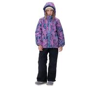 SMONTY SNOWER Tuta da Sci per Bambine con Cappuccio Staccabile, Completo da Sci, Super Caldo, Tuta Invernale per Bambina, Ragazza, Neve, Freddo, Impermeabile, Montagna, Sport Invernali, Regalo