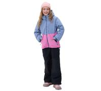 SMONTY SNOWER Tuta da Sci per Bambine con Cappuccio Staccabile, Completo da Sci, Super Caldo, Tuta Invernale per Bambina, Ragazza, Neve, Freddo, Impermeabile, Montagna, Sport Invernali, Regalo